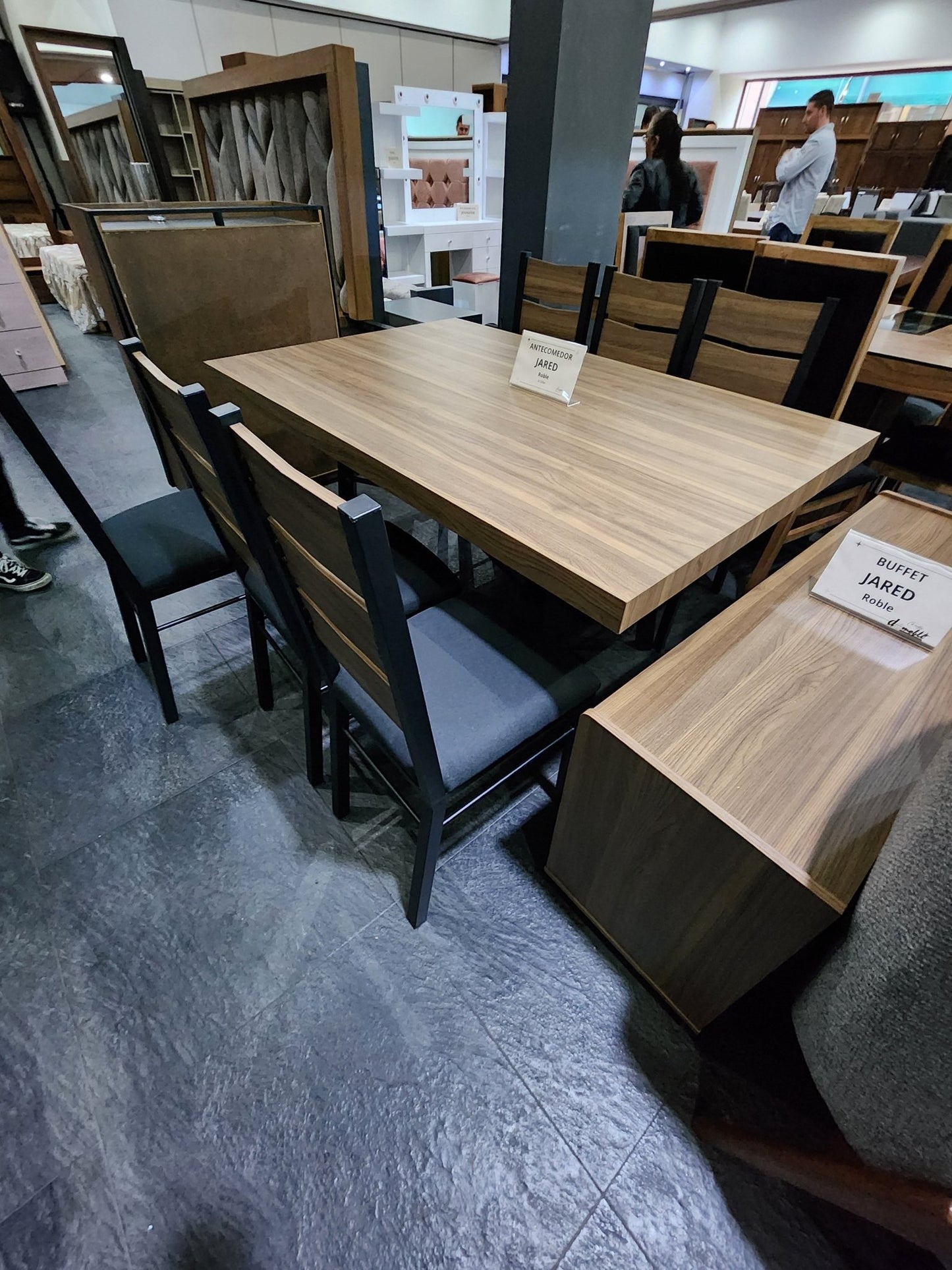 Comedor de 6 sillas Jared - Muebleria Paty