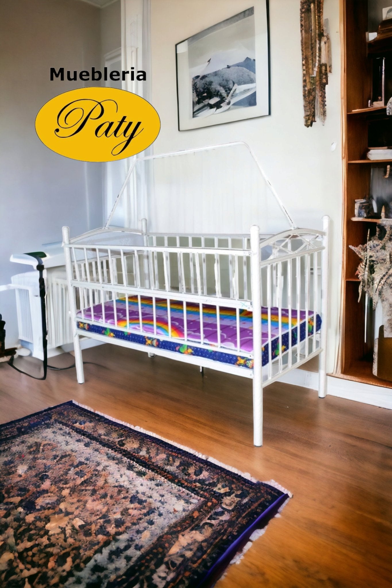 Cuna Pavito metalica - Muebleria Paty