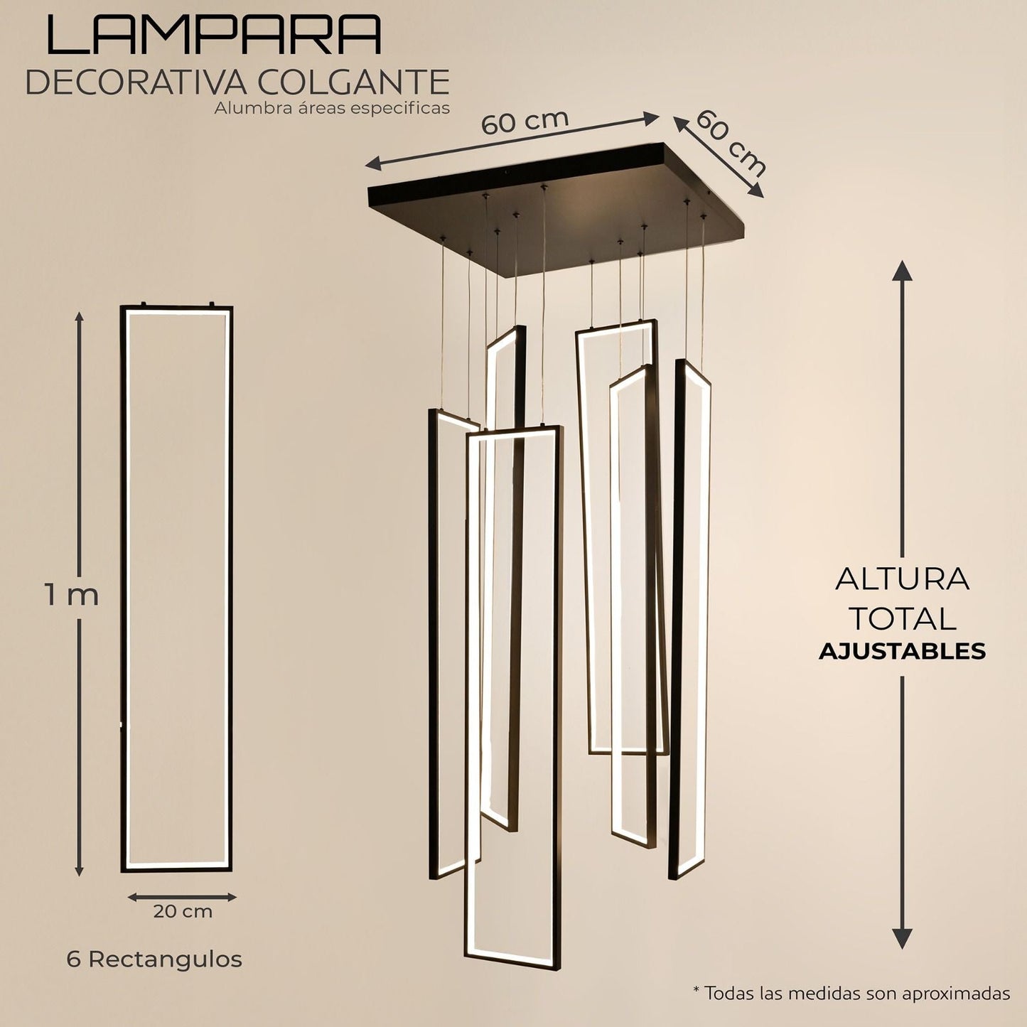 Lampara Tk - 13 - Muebleria Paty
