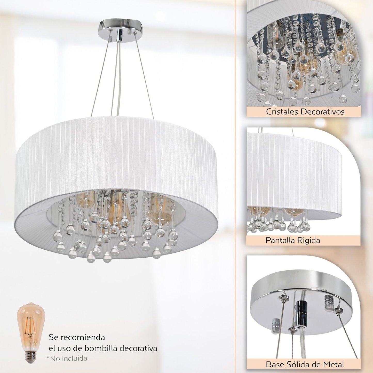 Lampara TK - 15 - Muebleria Paty