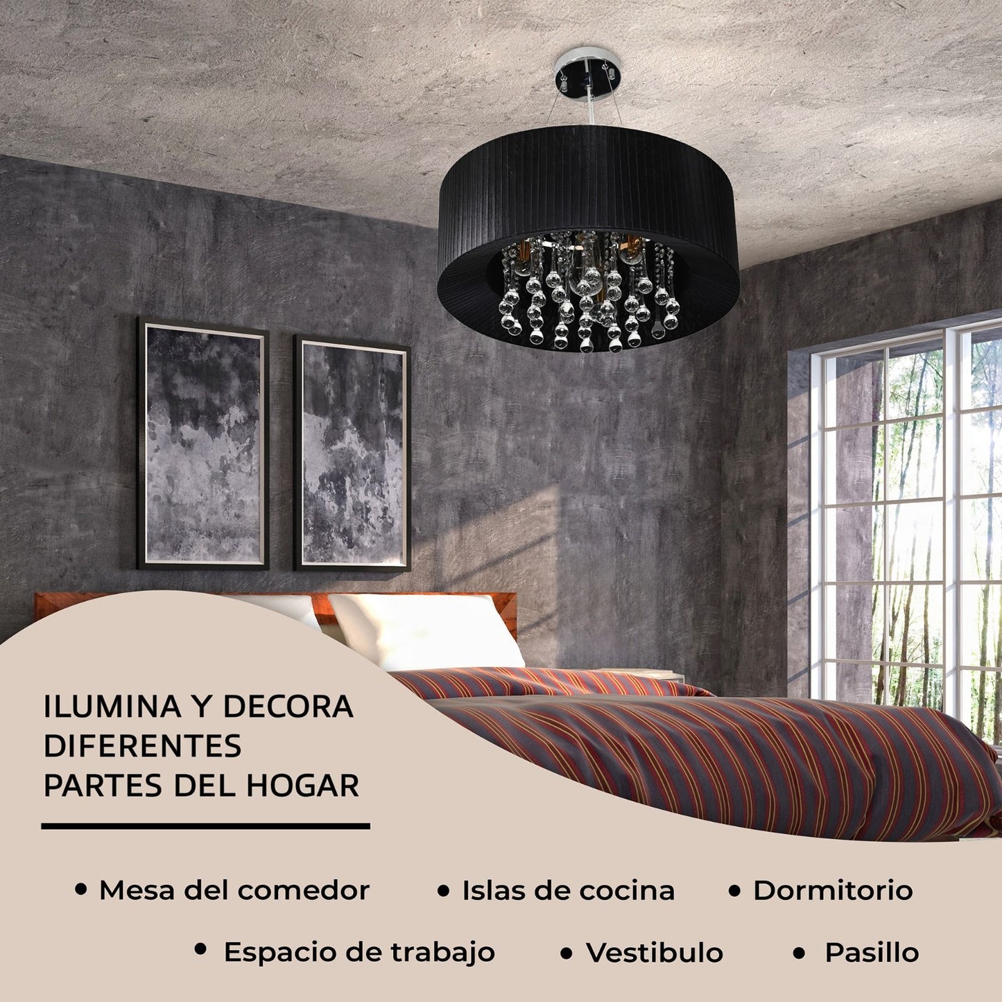 Lampara TK - 15 - Muebleria Paty