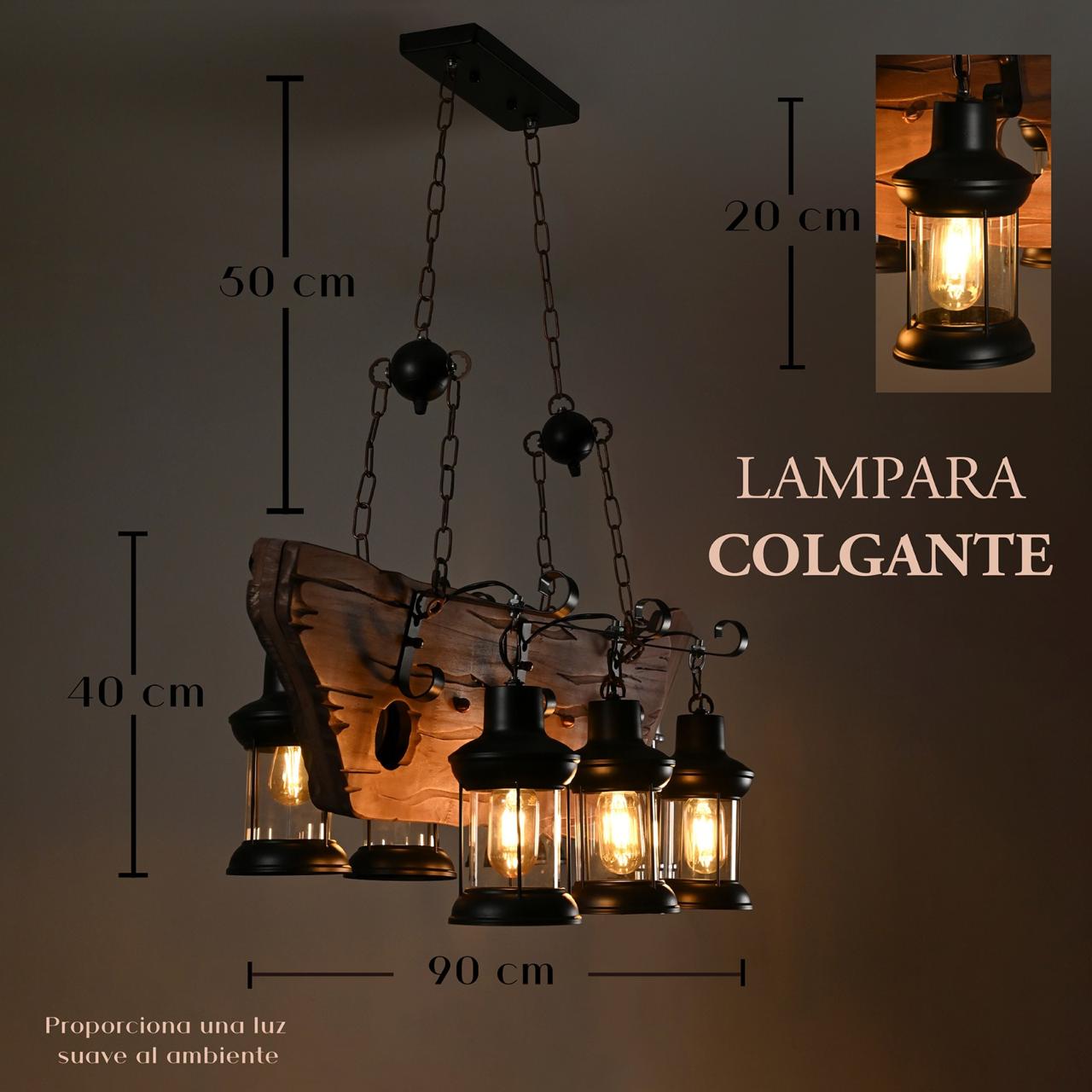 Lampara TK - 21 - Muebleria Paty