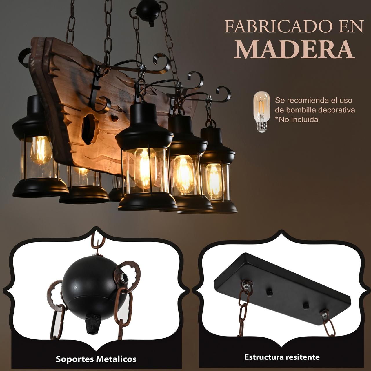 Lampara TK - 21 - Muebleria Paty