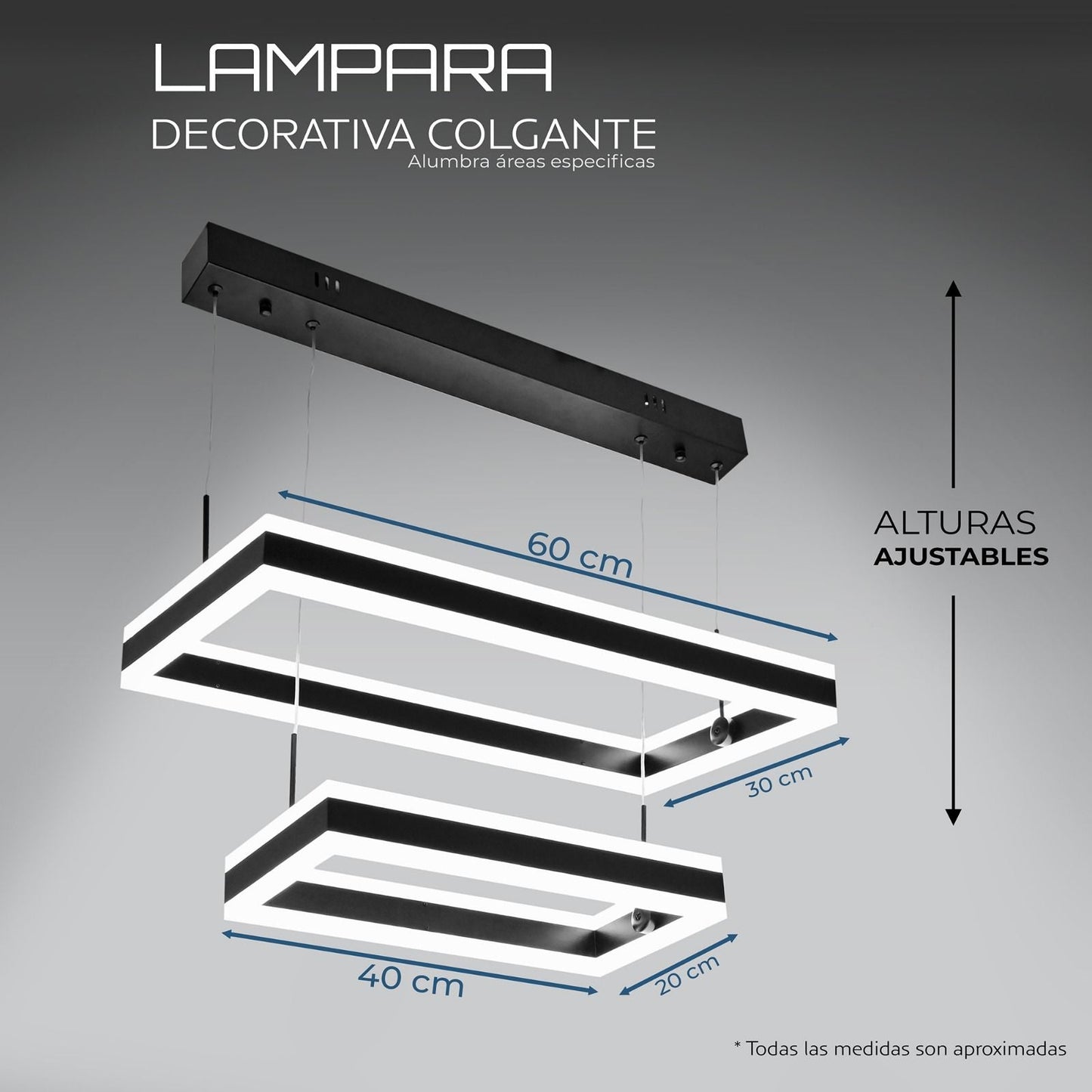 Lampara TK - 28 - Muebleria Paty