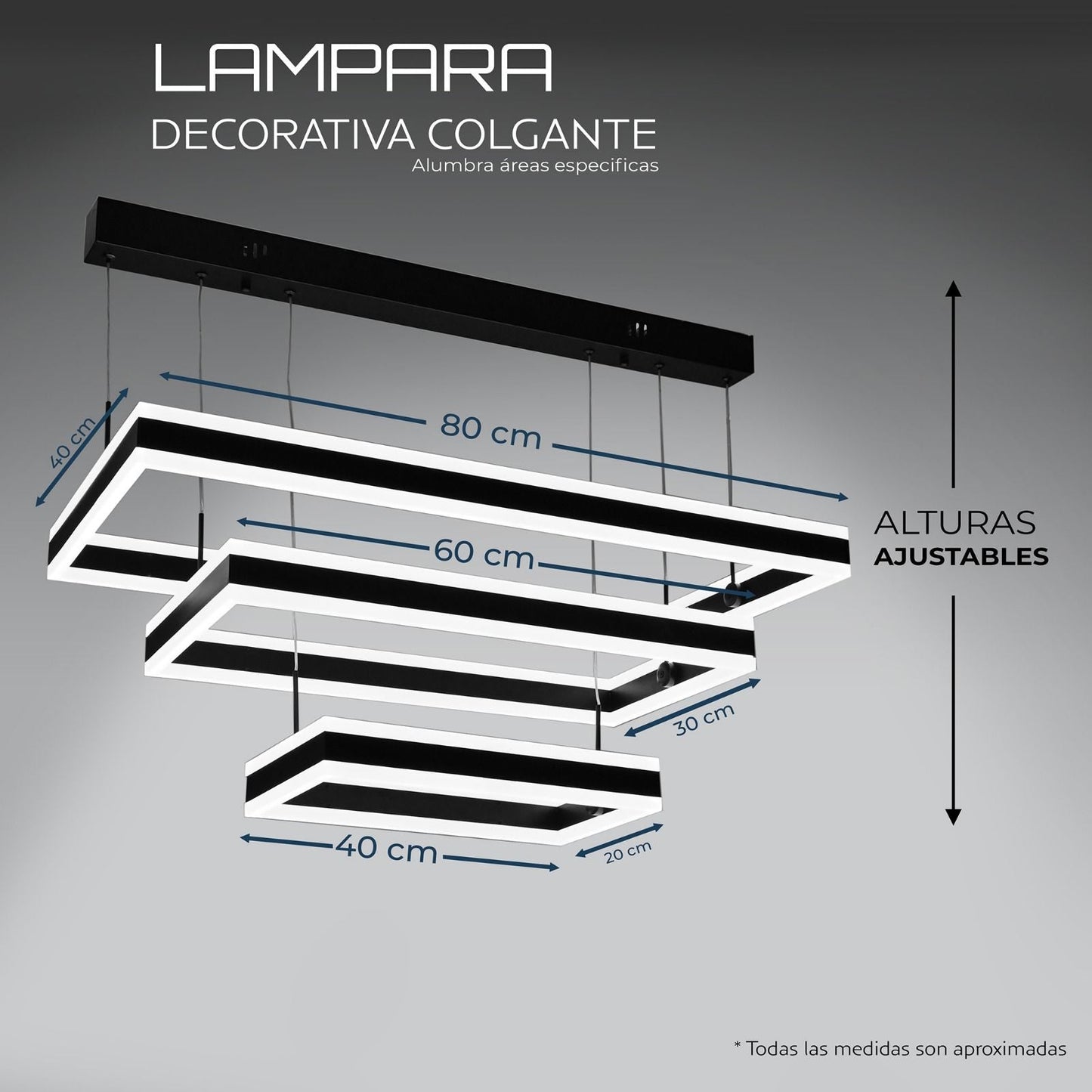 Lampara TK - 29 - Muebleria Paty