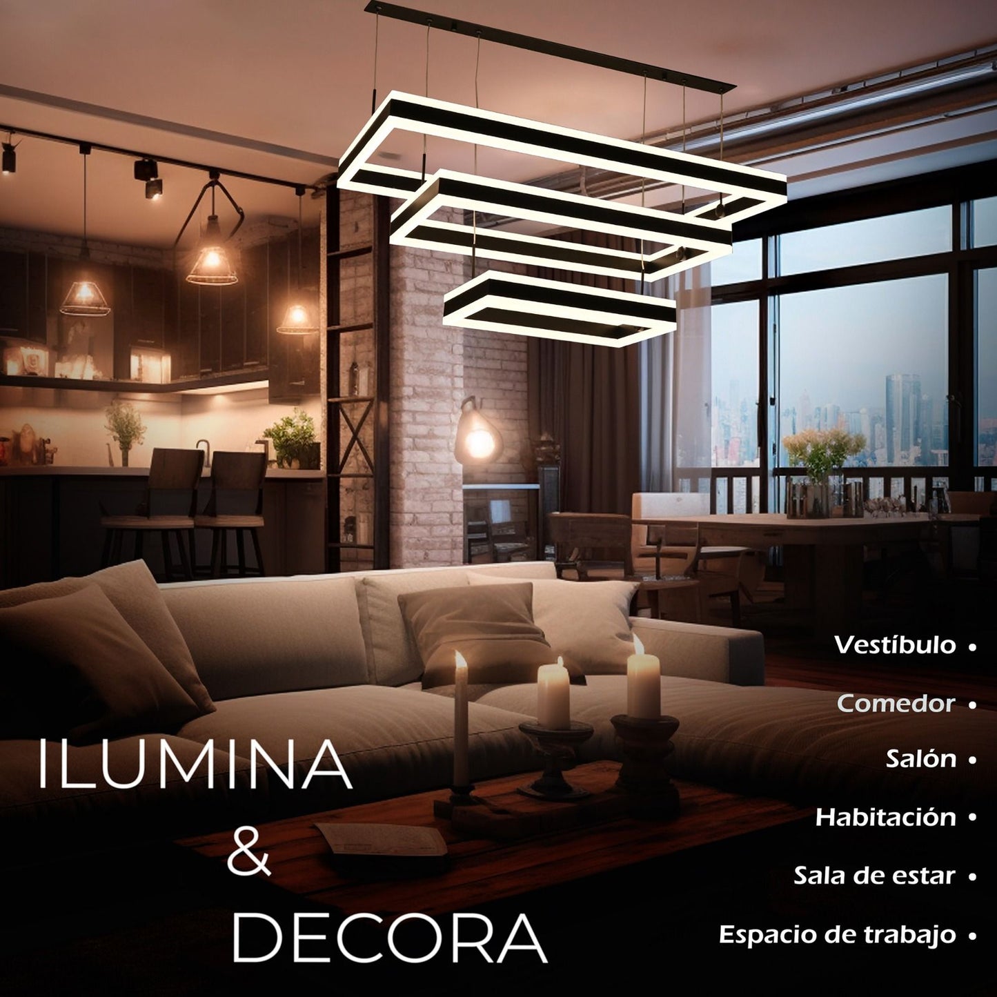 Lampara TK - 29 - Muebleria Paty