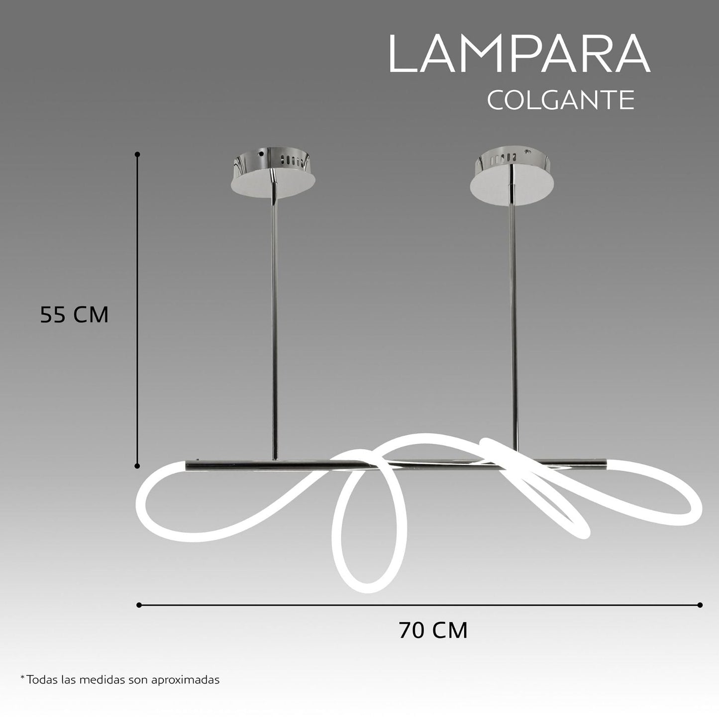 Lampara TK - 6 - Muebleria Paty