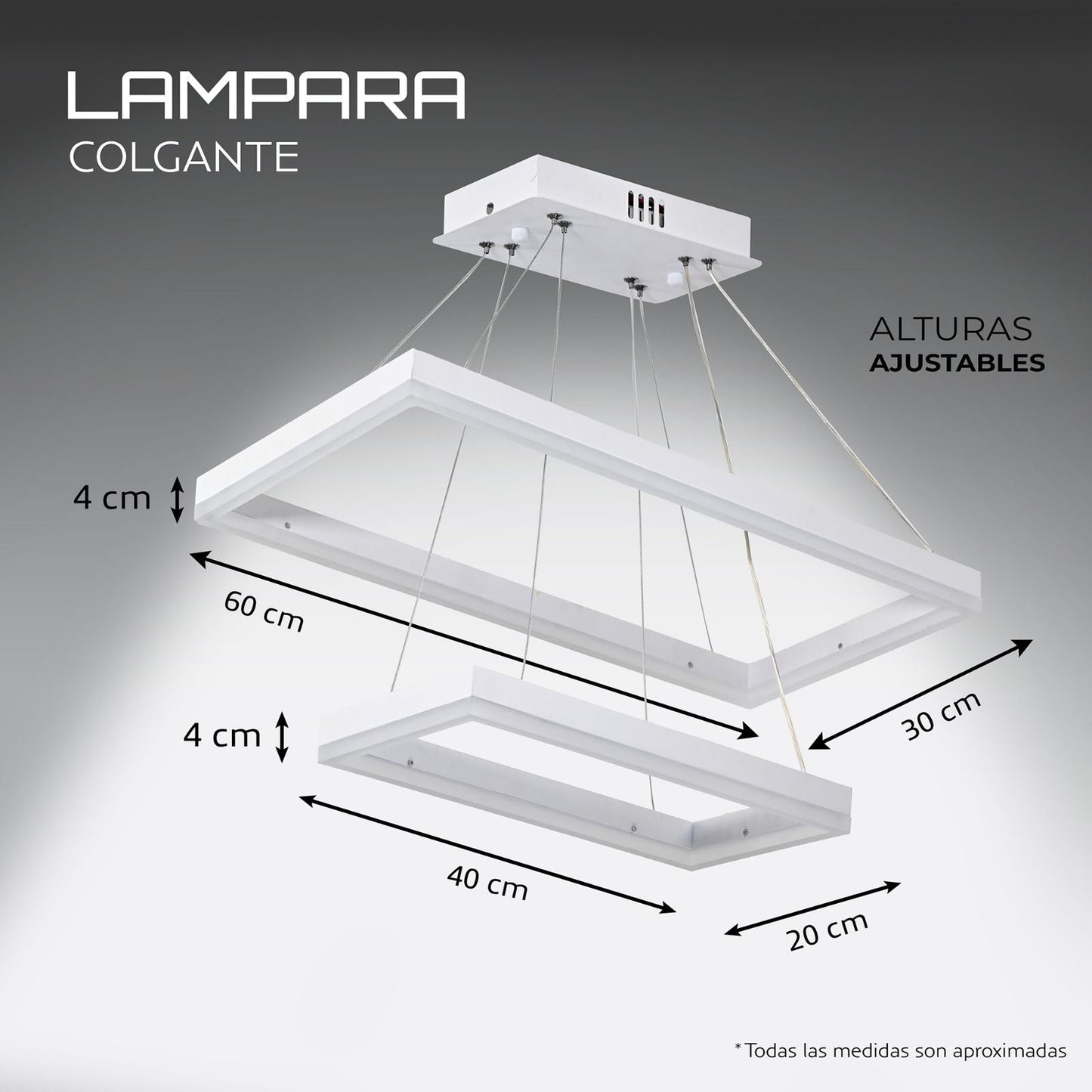 Lampara TK - 7 - Muebleria Paty