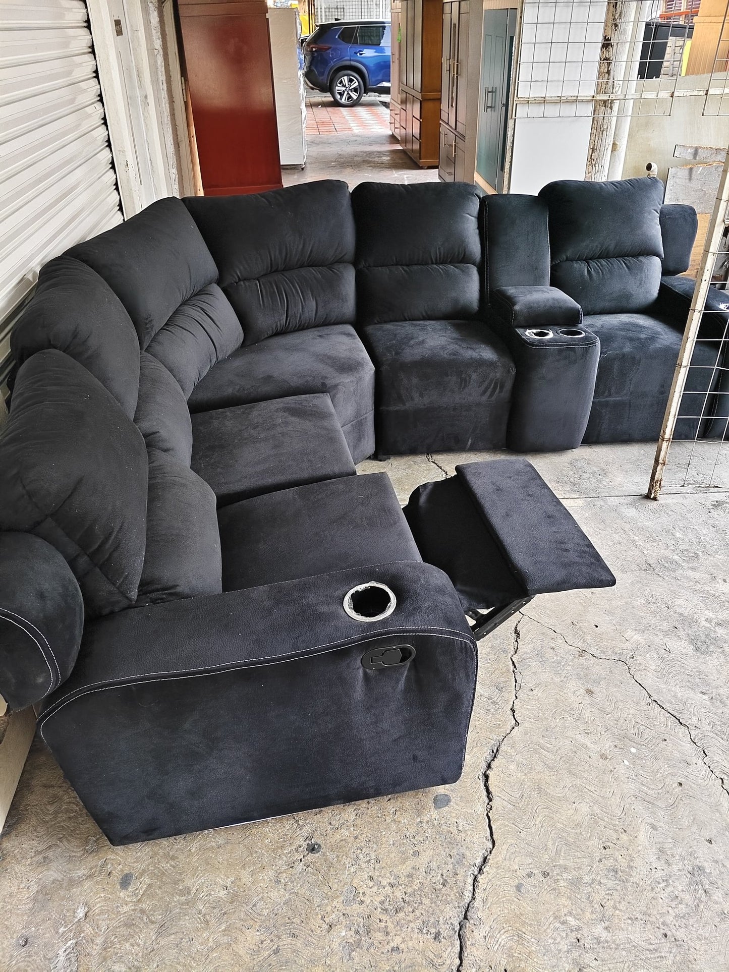 Marruecos con reclinable - Muebleria Paty