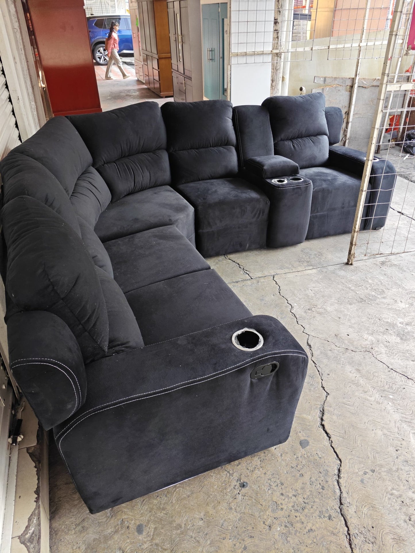 Marruecos con reclinable - Muebleria Paty