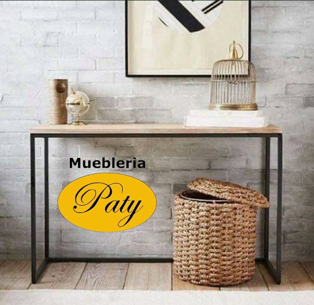 Recibidor Trino - Estiló Industrial - Muebleria Paty