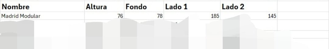 Sala Madrid modular - Muebleria Paty