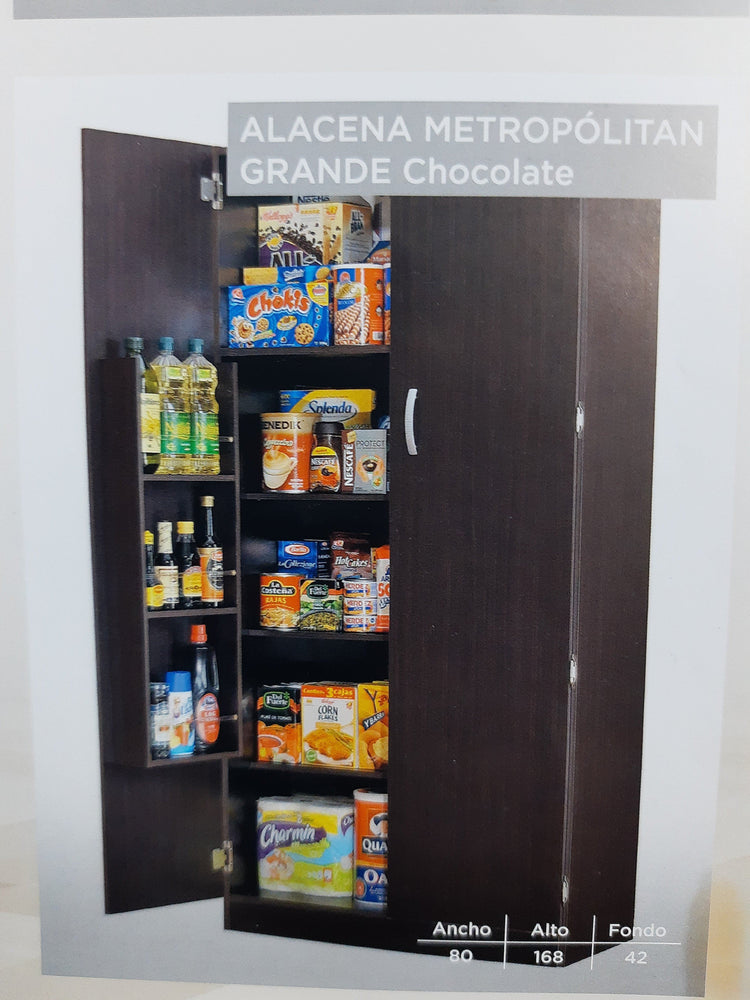 Despensero Metropolitan Gde Muebles para cocina Chocolate oscuro