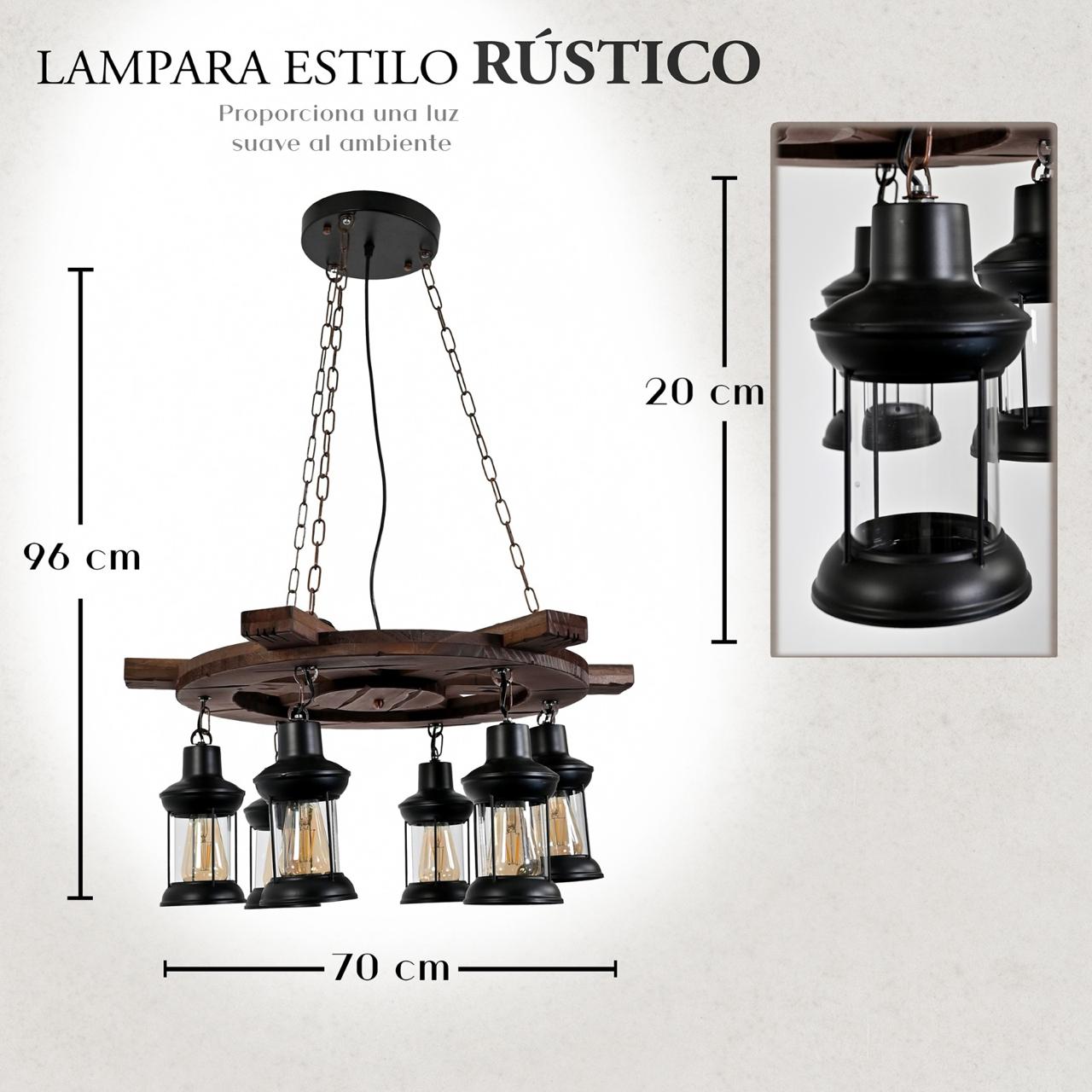 Lampara TK - 22 - Muebleria Paty