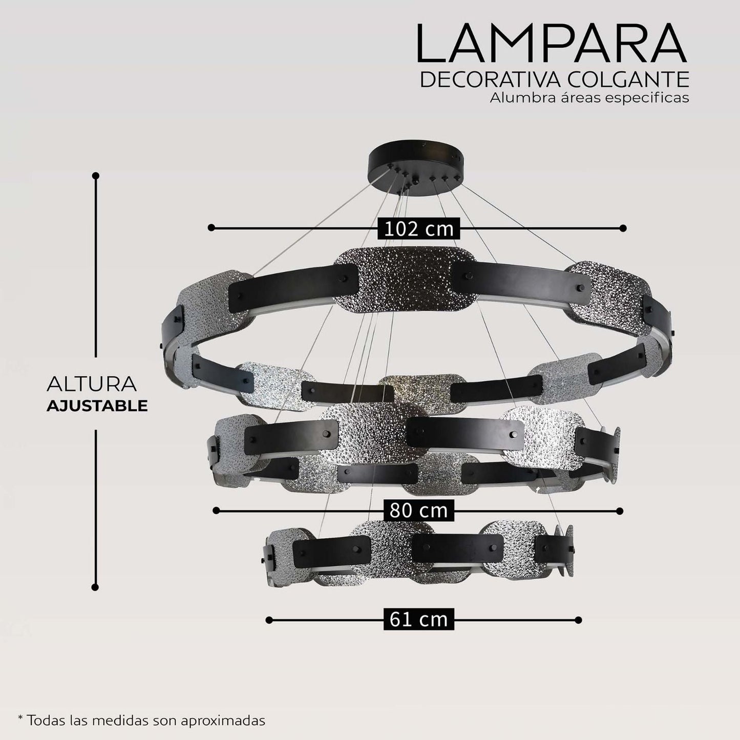 Lampara TK - 25 - Muebleria Paty