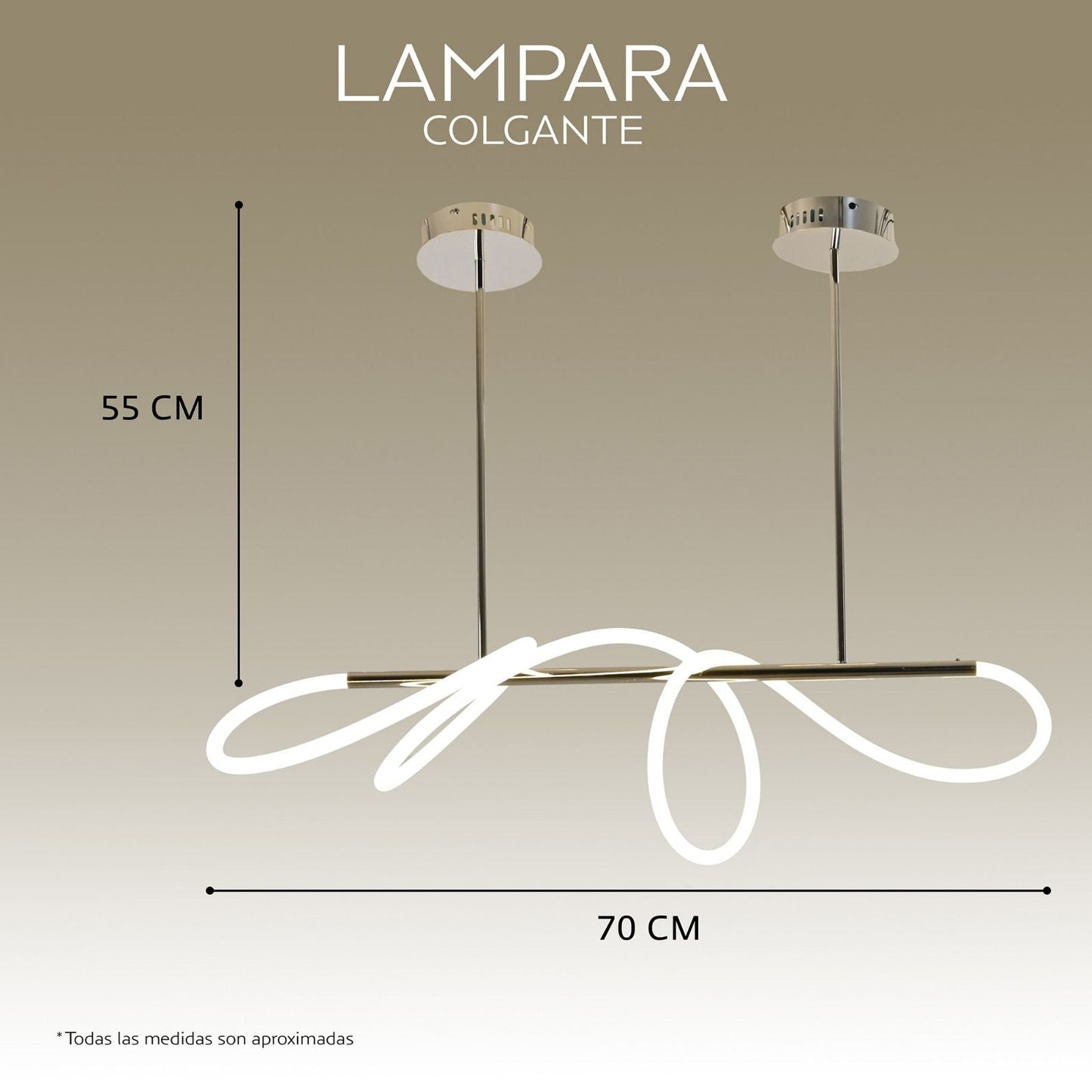 Lampara TK - 6 - Muebleria Paty