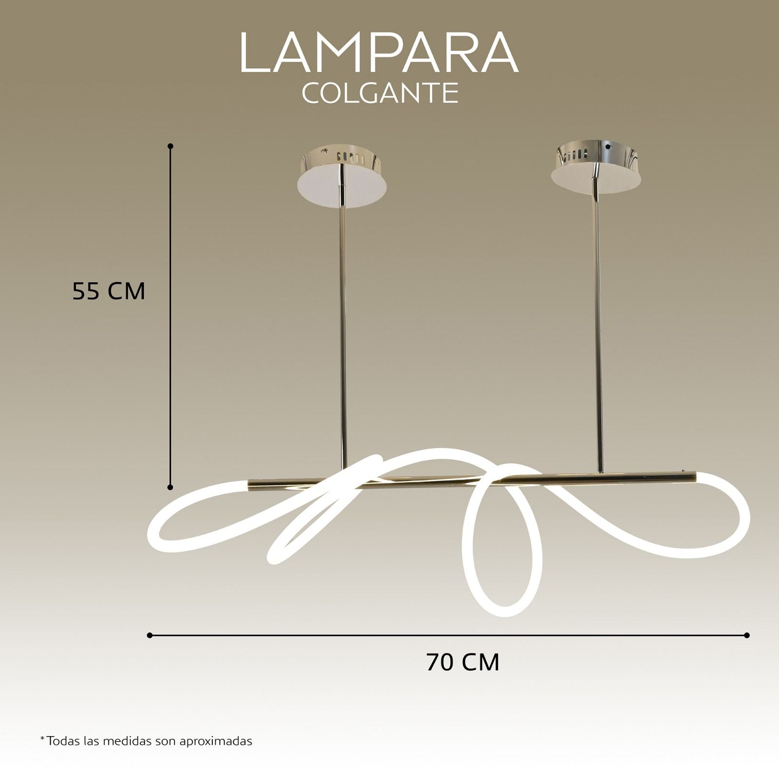 Lampara TK - 6 - Muebleria Paty