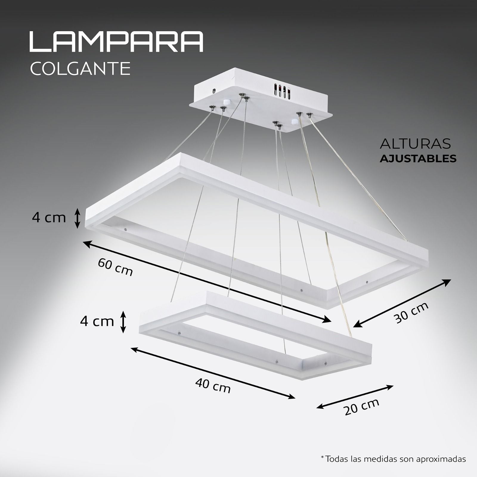 Lampara TK - 7 - Muebleria Paty