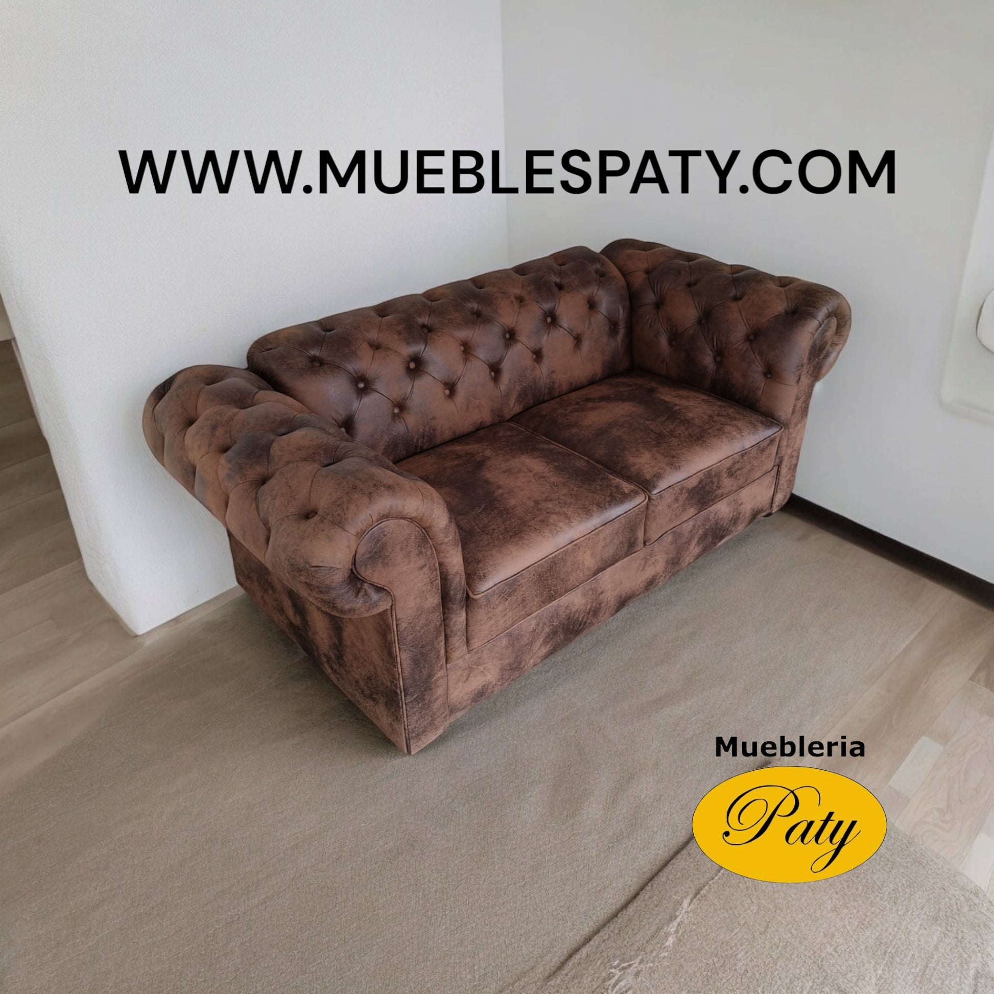 Love Seat Chester - Muebleria Paty