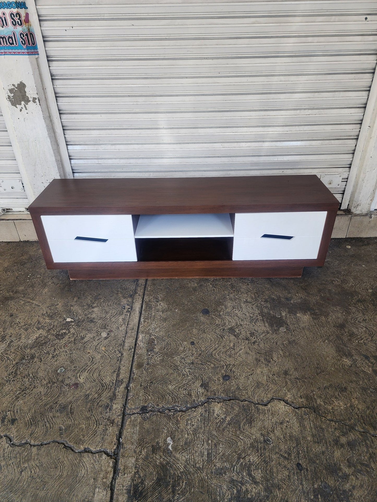 Mesa de TV Harry Blanco - Muebleria Paty