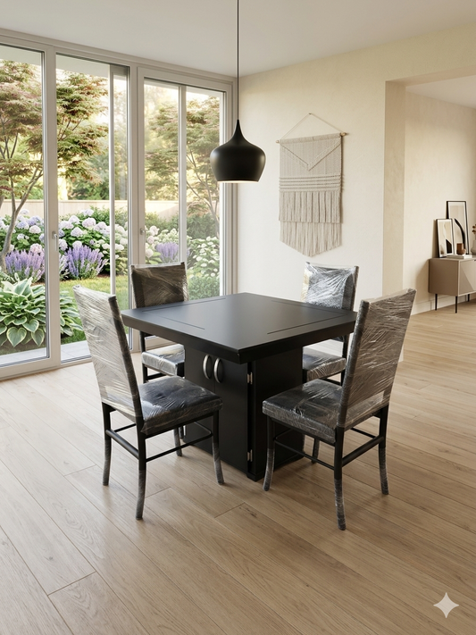 Comedor Lucy con 4 sillas Paris