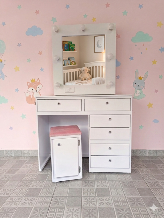Tocador Vanity tipo Hollywood Mía